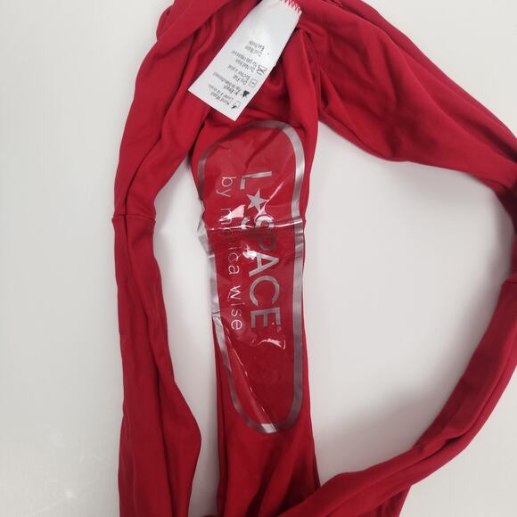 L*Space Cabana Bikini Bitsy Bottom in Lipstick Red Size XS NWOT - Picture 4 of 4